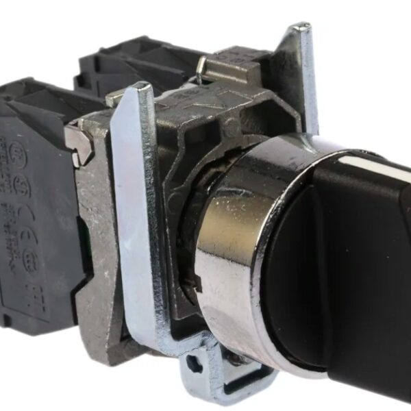 Schneider Electric Knob Selector Switch - (2 NO) 22 mm Cutout Diameter 3 Positions