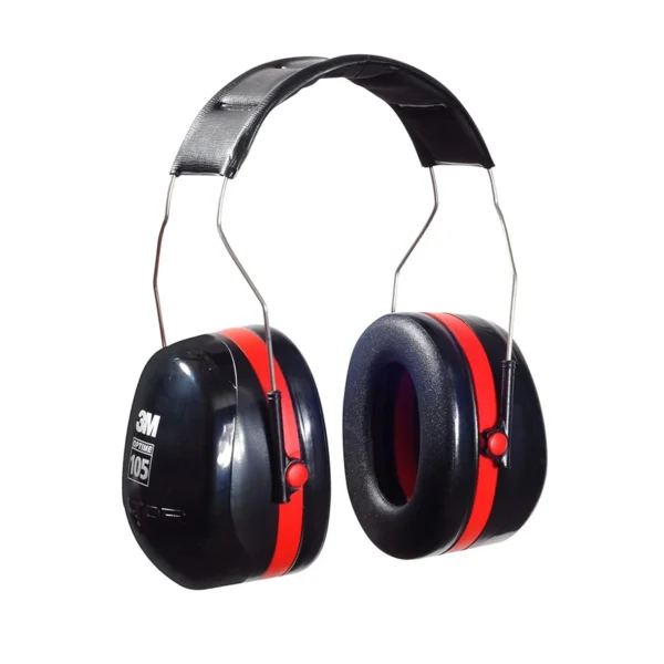 3M Peltor Optime 105 Over-the-Head Earmuffs (H10A): High Noise Reduction Comfort