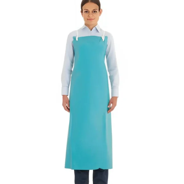 Ansell AlphaTec® 56-100: Heavy-Duty Green PVC Apron for Chemical & Abrasion Protection