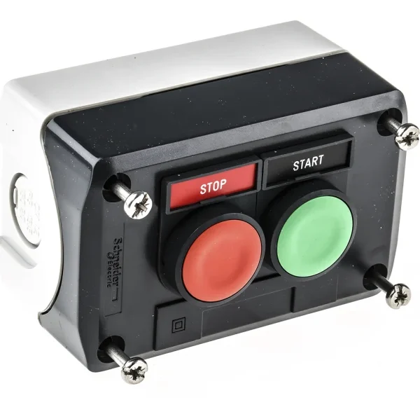 Schneider Electric Spring Return Enclosed Push Button - 1NC/1NO, Polycarbonate, Green, Red, START/STOP, IP66, IP67,