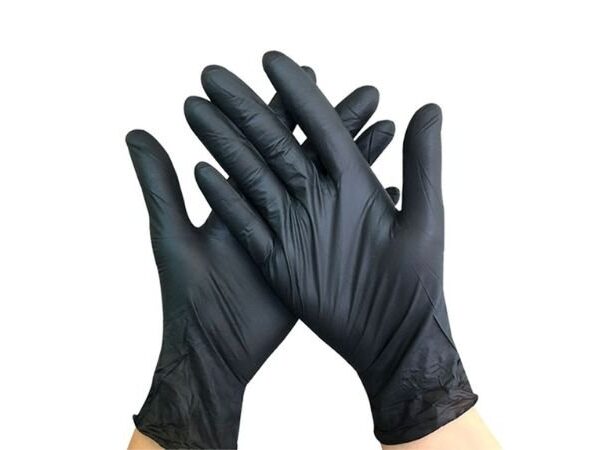 Vinyl Gloves ,M, L, XL , Black