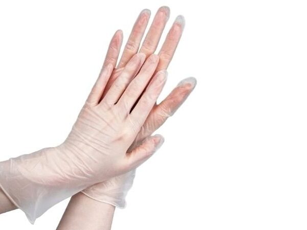 Vinyl Gloves ,M, L, XL , Transparent