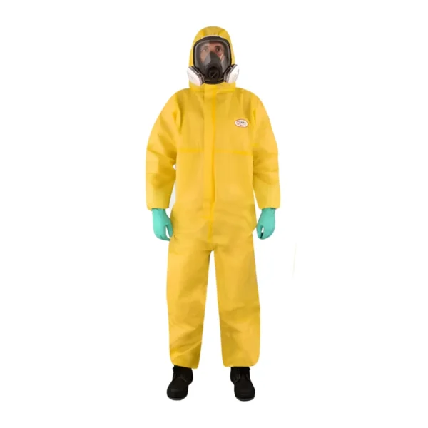 Konzer K-4000: High-Visibility Chemical & Biohazard Protection Coverall