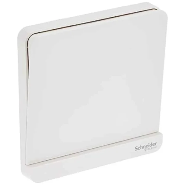 Schneider AvatarOn 16A 1 Way 1 Gang Polycarbonate White Plate Switch, E8331L1_WE