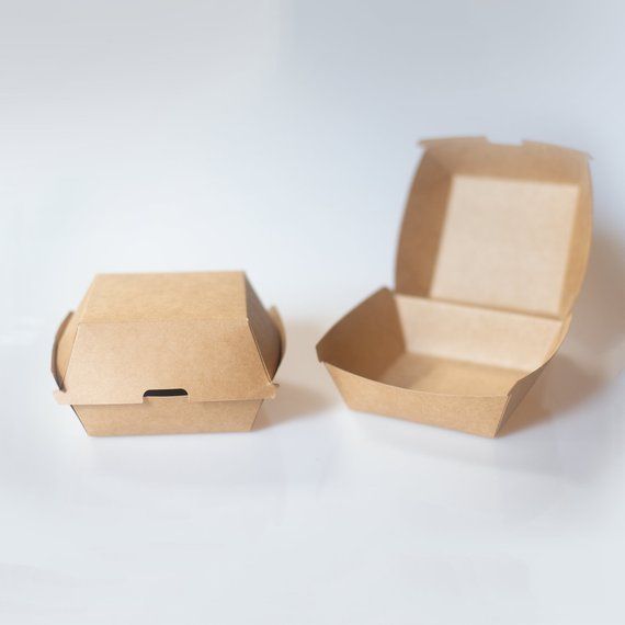 Burger Box Brown